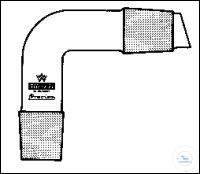 1 004 001 Witeg BENDS, 90 �, FLASK-CONE ST 14/23, CONDENSER-CONE ST 14/23