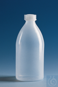 129438 Фирменная бутылка, PE-LD, с узкой горловиной 100 мл, GL 18, с крышкой