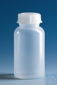 129638 Фирменная бутылка, PE-LD, с широкой горловиной 100 мл, GL 32, с крышкой