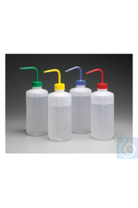 2422-5500 Nalgene Nalgene™ Бутылки для стирки LDPE с цветовой кодировкой, 500 мл, красный, 24 шт.