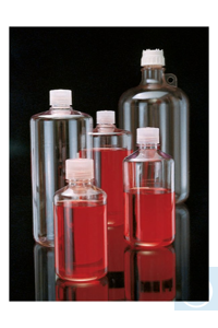 DS2205-0210 Nalgene Nalgene™ Бутылки из поликарбоната с узким горлом с закрытием 38-430 мм, 2 л каждая