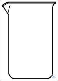 8 601 025 Witeg BEAKERS, ����� ������, ����������� �� �����-�������, � �������, DIN