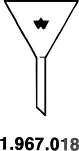1 967 018 Witeg FUNNEL GLASS, ������� 70 ��