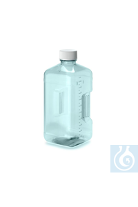 3405-16 Nalgene NalgeneOePolycarbonate Biotainer & trade; Бутылки и Carboys Square ж / PE ручка ...