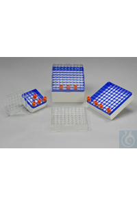 F18849-0001 Bel-Art Products CRYO SAFE STORAGE, 81 �����, 2.0 VIAL18849-0001