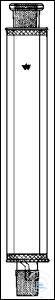 22110 ����������� ������� Witeg, HEMPEL, 300 MM, 2 ST 29/32