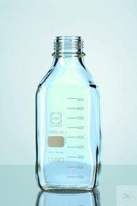 1008842 Duran / DWK Life Sciences DURAN® GL 45 квадратная бутылка, без крышки и заливочного кольца, 500 мл