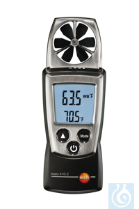 0560 4102 Testo testo 410-2 - Compact Vane Anemometer (+Humidity) 0560 4102