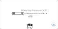 46171001 Hecht Alcoholmeters, �������� ���� �% � ����������� 0-100: 1 ��.% ������� ...