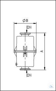 700011 Welch Vacuum ������� ��������� ������ ��� OME 10/25, �������������� ������ DN 25 KF, A 106 ��, B 64 ��