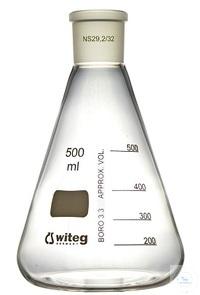 0 621 001 E Witeg ERLENMEYER-FLASKS, 1 000 ��, ST 24/29, 131 X 220 MM ECON