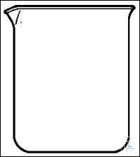 8 600 025 Witeg BEAKERS, ������ �����, ������������� �� �����-�������, W.SPOUT, DIN 1233
