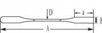 Микрошпатель Bochem двусторонний, полукруглый, длина 130 мм, ширина 4 мм, нержавеющая сталь