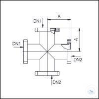703221 ���������� Welch Vacuum CF 4-���������, ����������� �����, ��� DN 40 CF, A 63 ��