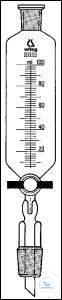 1 893 003 Witeg DROPPING FUNNELS, CYL., GRAD., W.DRIP-NOZZLE, ST-STOPCOCK, W.
