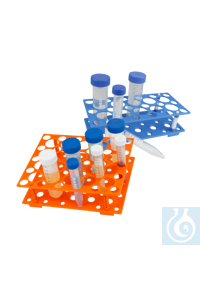 4-0053 neoLab Moonlab� Kombirack fuer Zentrifugenroehrchen, ABS, 30 x 15 ��, 20 x 50 ��