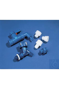 2000083794 Kautex Stopcock, PP, blue, f. 5-60 � ������