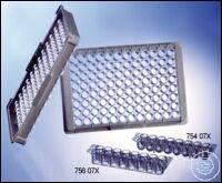 754061 Greiner Bio-One STRIP PLATE, 6xU16, PS, U-BOTTOM ,, CLEAR, MICROLON�, ������� �����, 10 ��. / �����