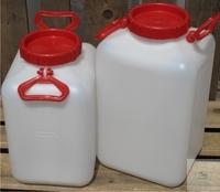 7 182 003 Witeg CARBOYS, PE, ������� ����, TETRAGONAL, W.SCREW CAP, 20 �.