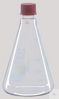 5 507 002 Witeg ERLENMEYER FLASKS, W. SCREW CAP, GRAD. 50 ��, ��� OD 25