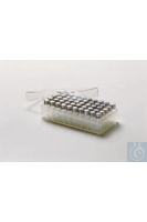 3564133 schuett biotec Кейс для хранения 50 пробирок для культур 35x12 мм, белый, полипропилен, автоклавируемый