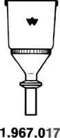 1 967 017 Witeg FILTER FUNNEL, 50 ��, POROSITY P2 1 FA 10