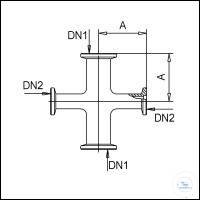 701603 Welch Vacuum KF ������������ ���������� �� ����������� ����� ��� DN 40/16 KF, A 65 ��, B 40 ��