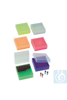 2-2915 neoLab neoBox 81 ящик для хранения оранжевый, PP, 9 х 9 мест