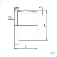 702170 Welch Vacuum ������ ISO-K � ������� �������, ����������� �����, ��� DN 63 ISO-K, A 76.1 ...