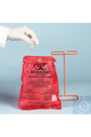F13166-0001 Bel-Art Products BAG, HDPE, WR, BENCH-TOP, BIOHAZARD, 8-1 / 2X1113166-0001