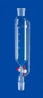 4372811 Lenz-Laborglas GmbH & Co. KG Капельная воронка 50 мл, NS 14/23 цил., Град., PTFE-K_ken с компенсацией давления