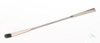 Bochem Double spatula 18/10 steel, LxW=200x9mm 3144